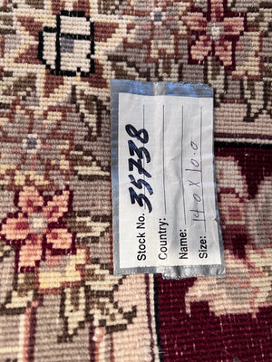 100% Wool Area Rug- 10x14ft