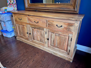 Natural Wood Style Sideboard/Credenza