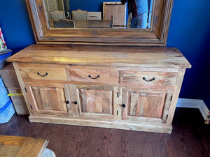 Natural Wood Style Sideboard/Credenza