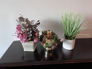 Faux Decorative Plant Lot