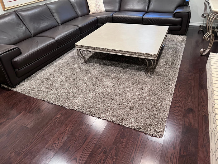 Salt and Pepper Shag Rug