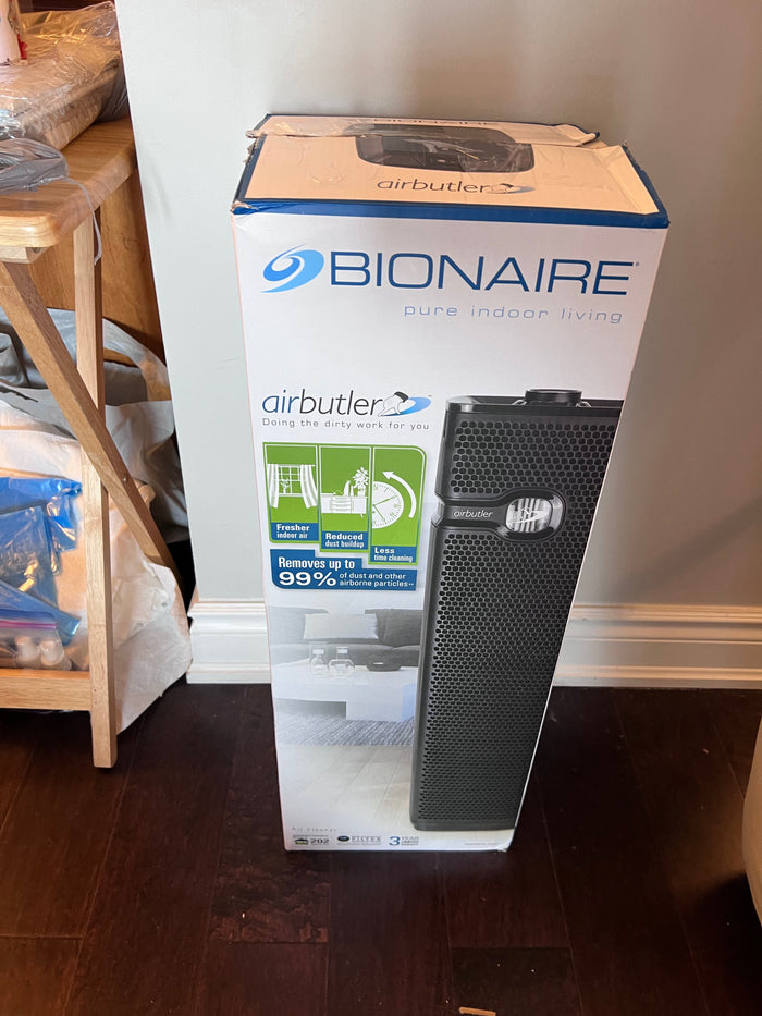 Bionaire 3 speed Visipure Tower Air Purifier (LIKE NEW IN BOX)