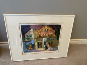 Lithograph Signed on Plate, 122/1000 by Nachum Gutman