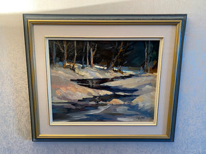 Original Oil Painting "Haliburton Creek" by Priscilla Lakatos