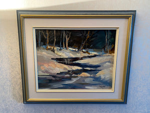 Original Oil Painting "Haliburton Creek" by Priscilla Lakatos