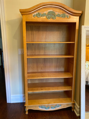 "Superior Wood"- Light Wood Bookshelf