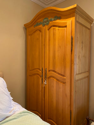 "Superior Wood"- Light Wood Armoire