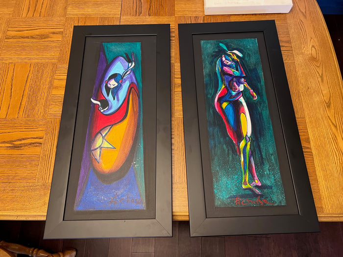 Pair of Original Framed Paintings- by Don Chase