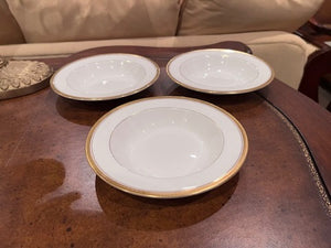 Coalport "Elite" Rim Soup Bowls