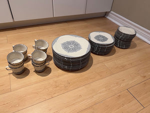 Franciscan Masterpiece China 'Petal Point' Dinnerware Lot