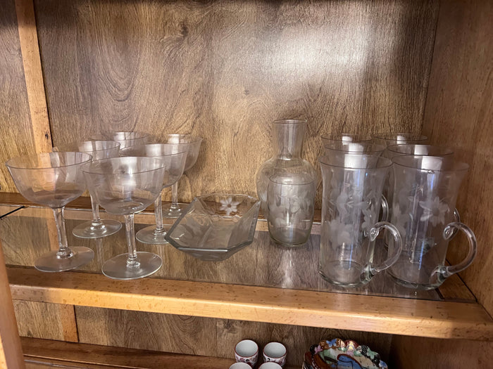 Pressed Glassware Lot # 1