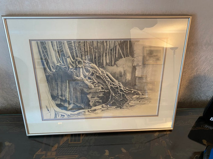 Signed Print, Titled "Roots" by Marlene Jofriet