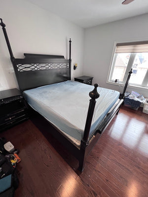 "Aspenhome" Dark Brown King 4-Poster Bed