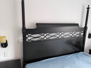 "Aspenhome" Dark Brown King 4-Poster Bed