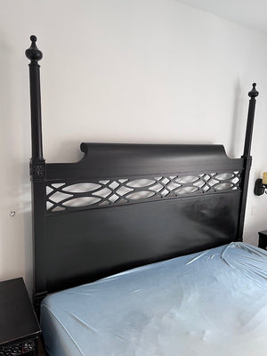 "Aspenhome" Dark Brown King 4-Poster Bed