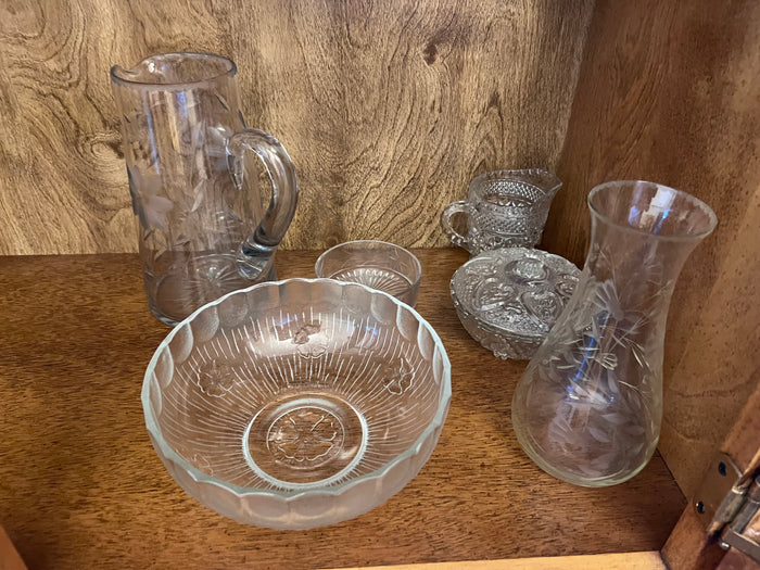 Pressed Glass & Crystal Lot # 2