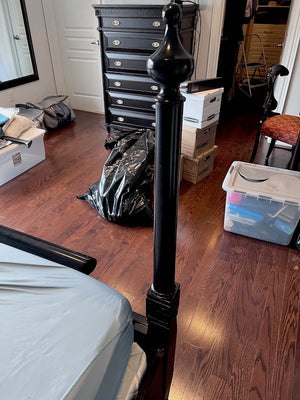 "Aspenhome" Dark Brown King 4-Poster Bed