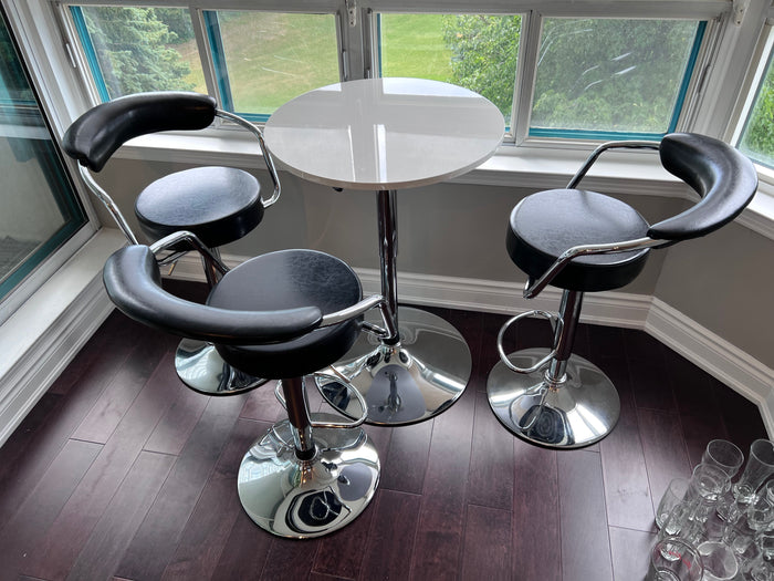 Bar Height Table + 3 Stools