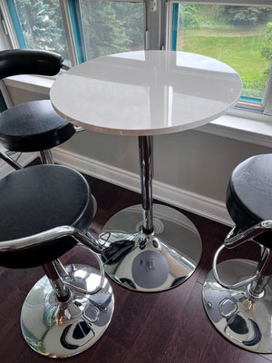 Bar Height Table + 3 Stools