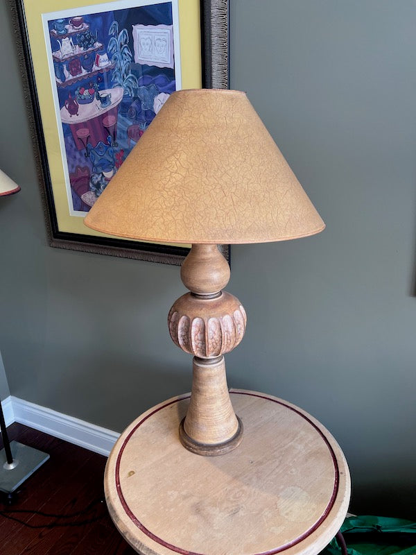 Wood Table Lamp