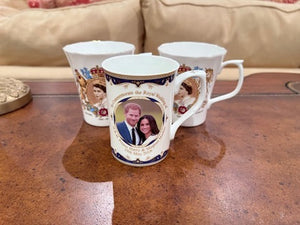 3 English 'Royal Family' Collectibles Mugs