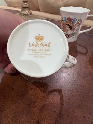 3 English 'Royal Family' Collectibles Mugs