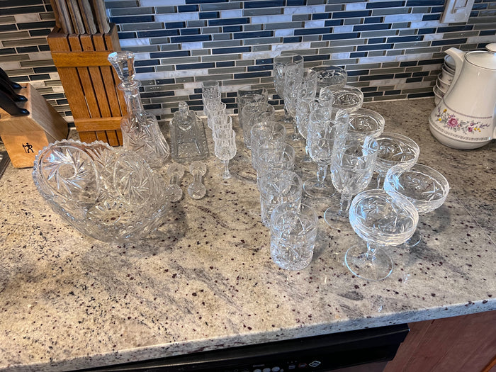 Pinwheel Crystal Lot