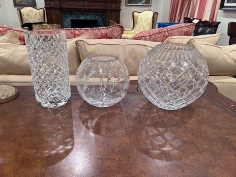 Crystal Vase Lot