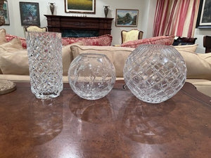Crystal Vase Lot