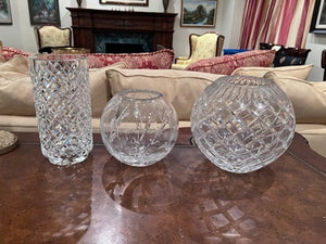 Crystal Vase Lot