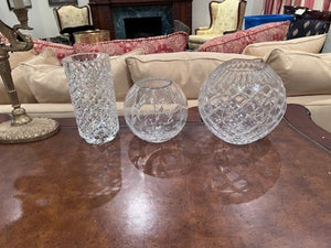 Crystal Vase Lot