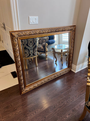 'Paradise Home Decor Furniture' Large Bronzed Mirror