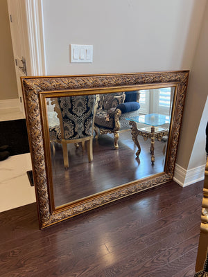 'Paradise Home Decor Furniture' Large Bronzed Mirror