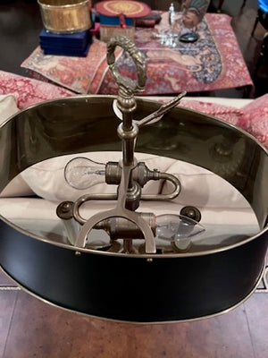 "Decorative Crafts Inc" Brass Table Lamp with Swans