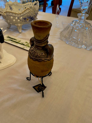 "Fine Art" Sterling Silver 925 Vase, Handmade in Israel