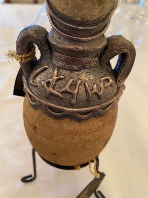 "Fine Art" Sterling Silver 925 Vase, Handmade in Israel
