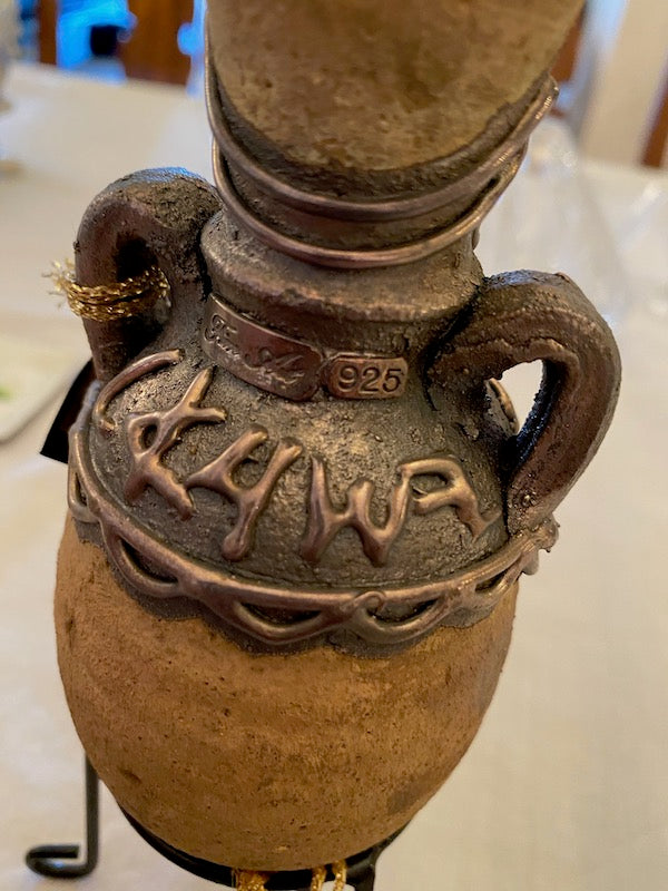 "Fine Art" Sterling Silver 925 Vase, Handmade in Israel
