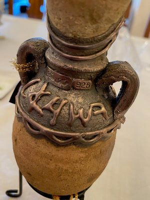 "Fine Art" Sterling Silver 925 Vase, Handmade in Israel