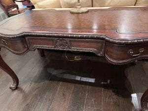 Beautiful Executive Desk with Leather Top