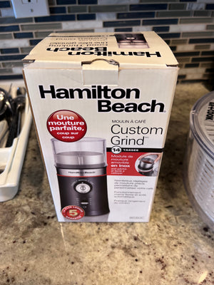 Hamilton Beach Custom Grind Coffee Grinder (IN BOX)