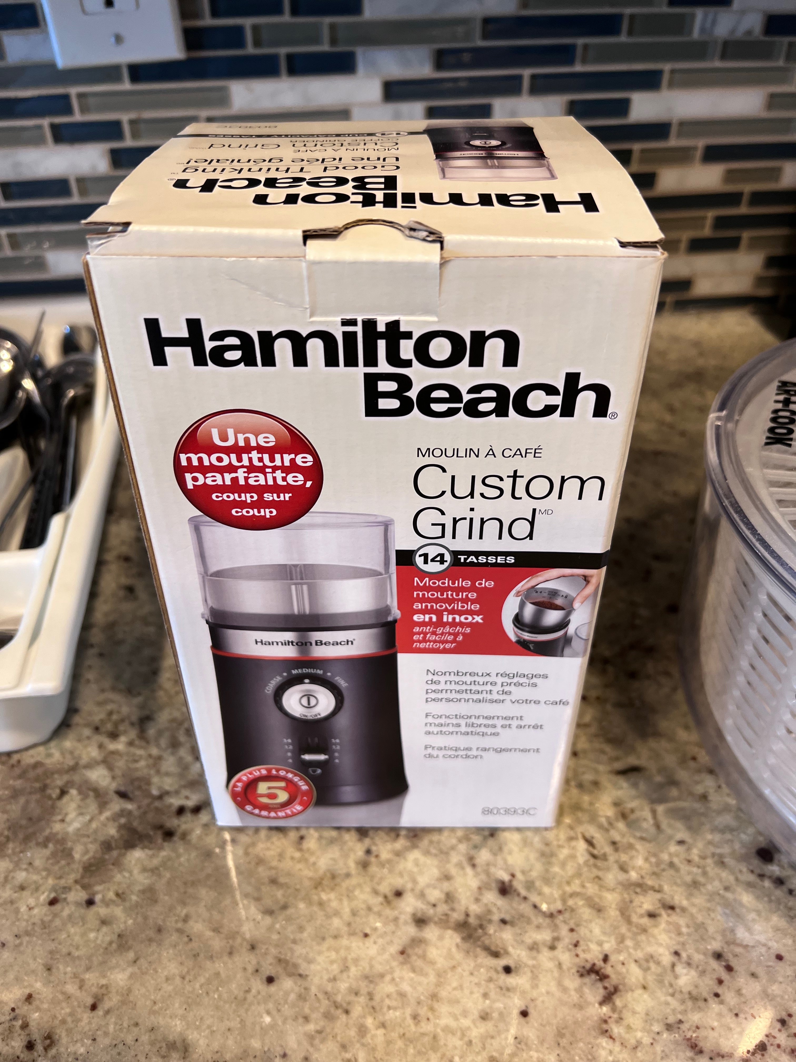 Hamilton Beach Custom Grind Coffee Grinder IN BOX Sell My