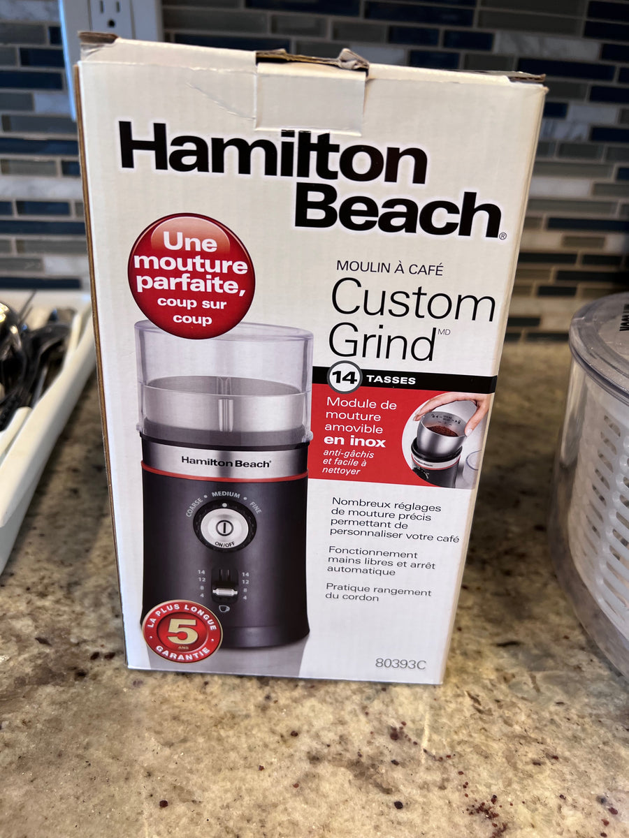 Hamilton Beach Custom Grind Coffee Grinder (IN BOX) Sell My Stuff