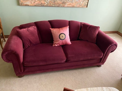 Vintage Bauhaus Red Sofa # 1