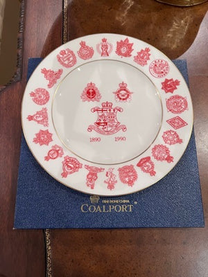 Limited Edition Coalport RCMI Centenary Commemorative Plate (*4 Available)