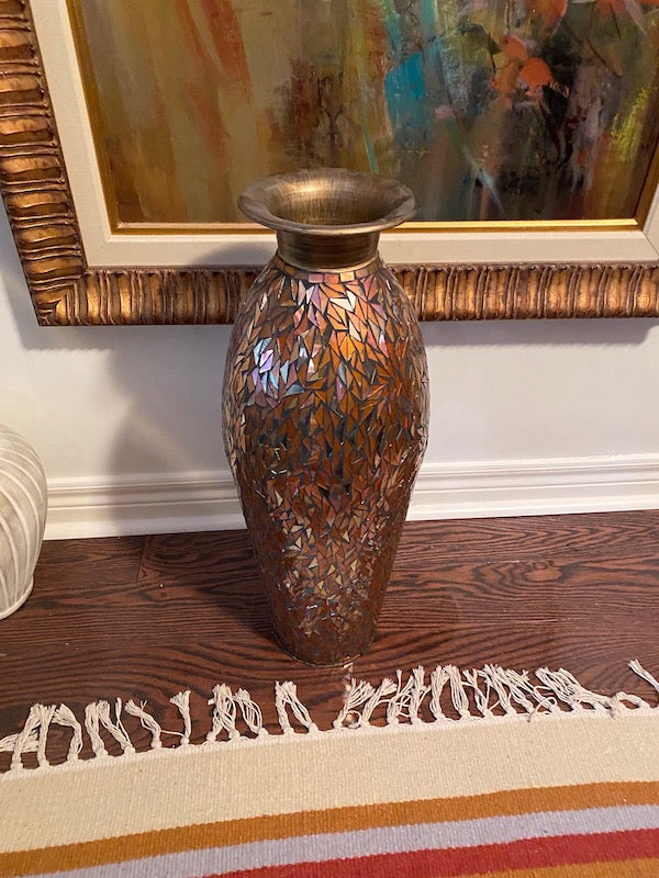 Tiled Decorative Floor Vase