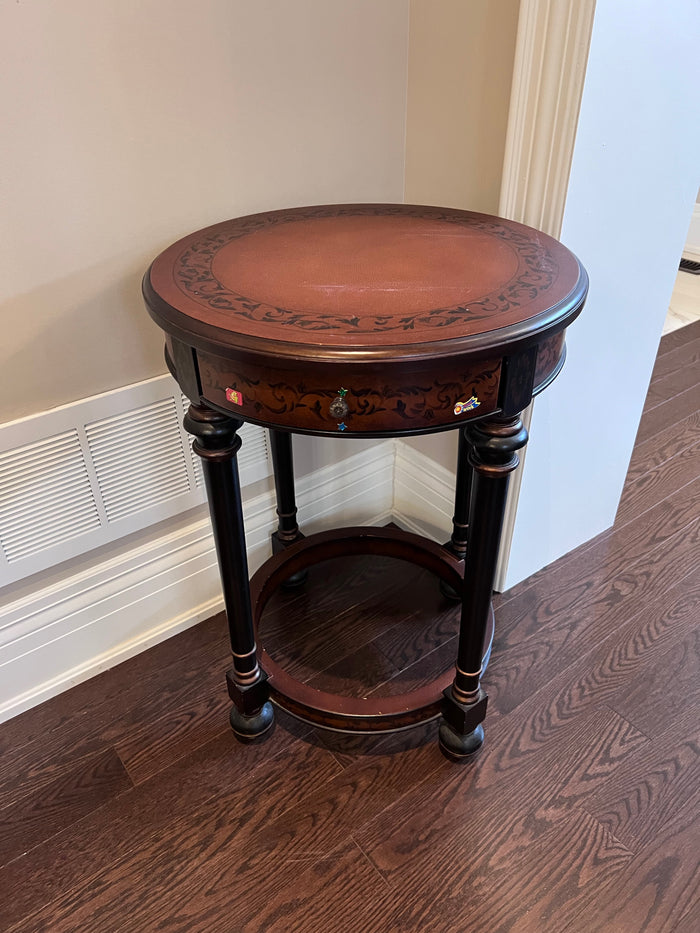 Bombay Round Accent Table
