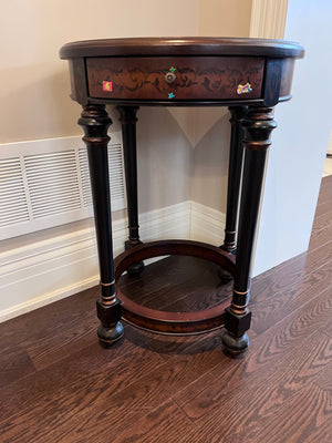Bombay Round Accent Table