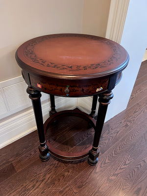 Bombay Round Accent Table