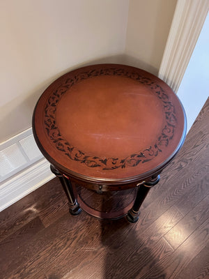Bombay Round Accent Table