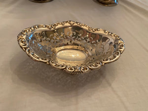 Birks Sterling Silver Pierced Bonbon Footed Dish/Bowl